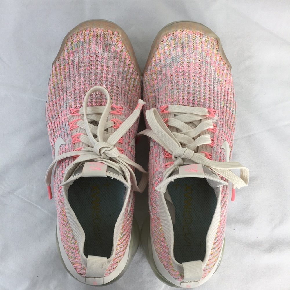 Nike Women's Vapor Max Fly Knit Pastel Pink Running Shoes Size 9 DecentCondition - Picture 9 of 10